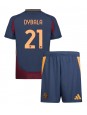 AS Roma Paulo Dybala #21 Tredjedraktsett Barn 2024-25 Korte ermer (+ bukser)